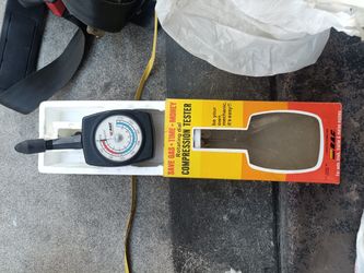 Vintage Rotating Dial Compression Tester - 1976 RAC Rite Autotronics Model 1535