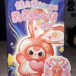 Baby Three Lily Rabbit V3 Plushie - Peach