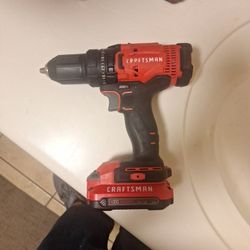 Craftsman CMCD700 20V 1/2 inch Drill Driver 2 speed W/ 1.5 Ah Battery CMCB2011