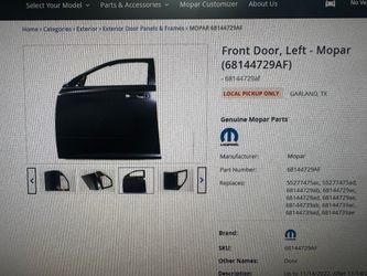 Dodge Ram Left Front Door
