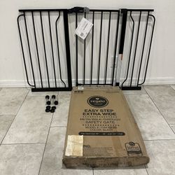 Extra Wide Pet Gate / Safety Gate - Fits Openings 29” - 49”