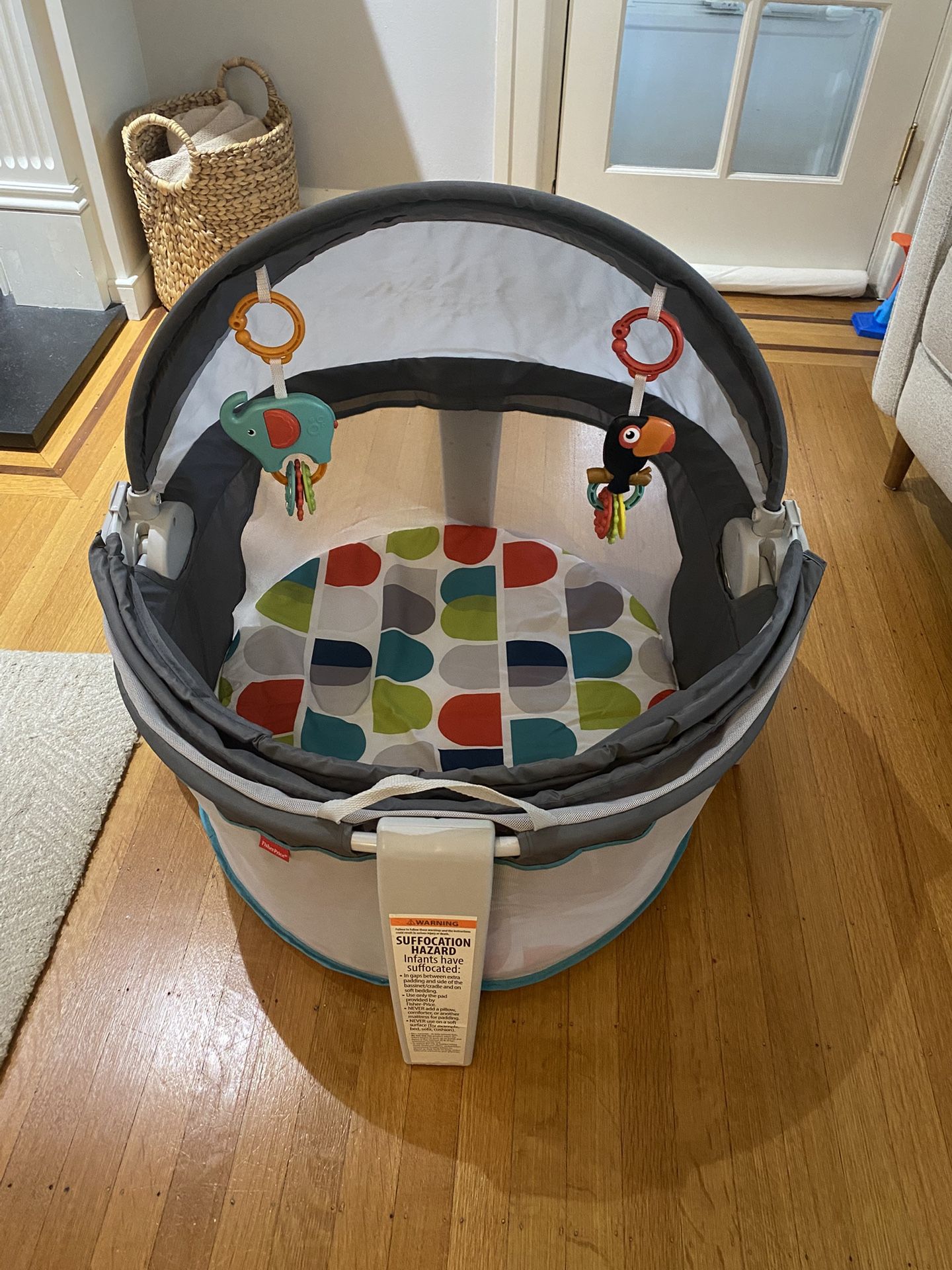 Fisher-Price Portable Bassinet and Play Space On-the-Go Baby Dome