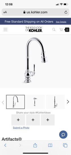 Brand new Kohler faucet polished chrome