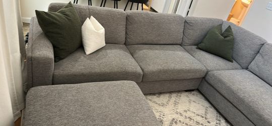 Grey sectional