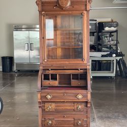 Amish Deluxe Secretary Dresser 