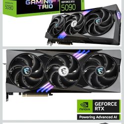 MSI Gaming RTX 5090 32G Gaming Trio OC Graphics Card (32GB GDDR7