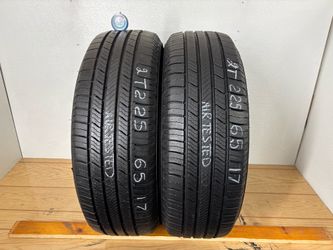 2 tires 225 65 17 michelin defender 2 like new no repairs