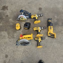 Dewalt And Ryobi 18 Volts