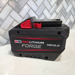 Milwaukee
M18 18V Lithium-Ion REDLITHIUM FORGE HD 12.0 Ah Battery Pack