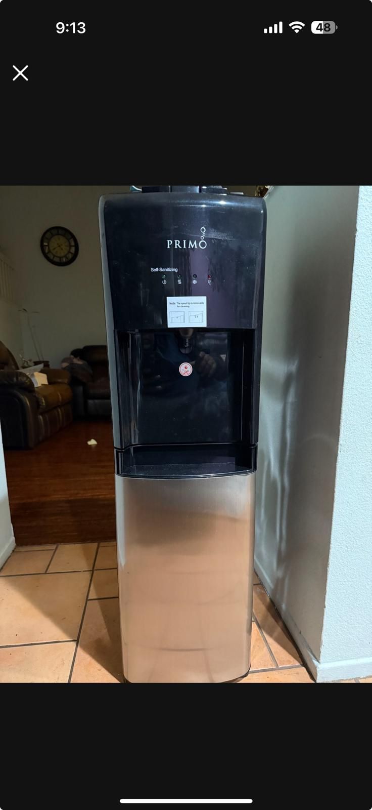 Prime Self Cleaning Water Dispenser