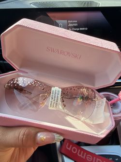 Swarovski Women Sunglasses Pale Gold Sk 7023 40138D