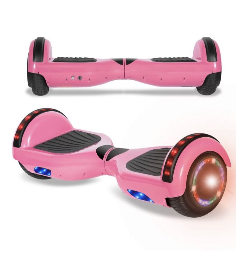 NEW PINK BLUETOOTH SELF BALANCING HOVERBOARD LEDS MUSIC LIGHTS