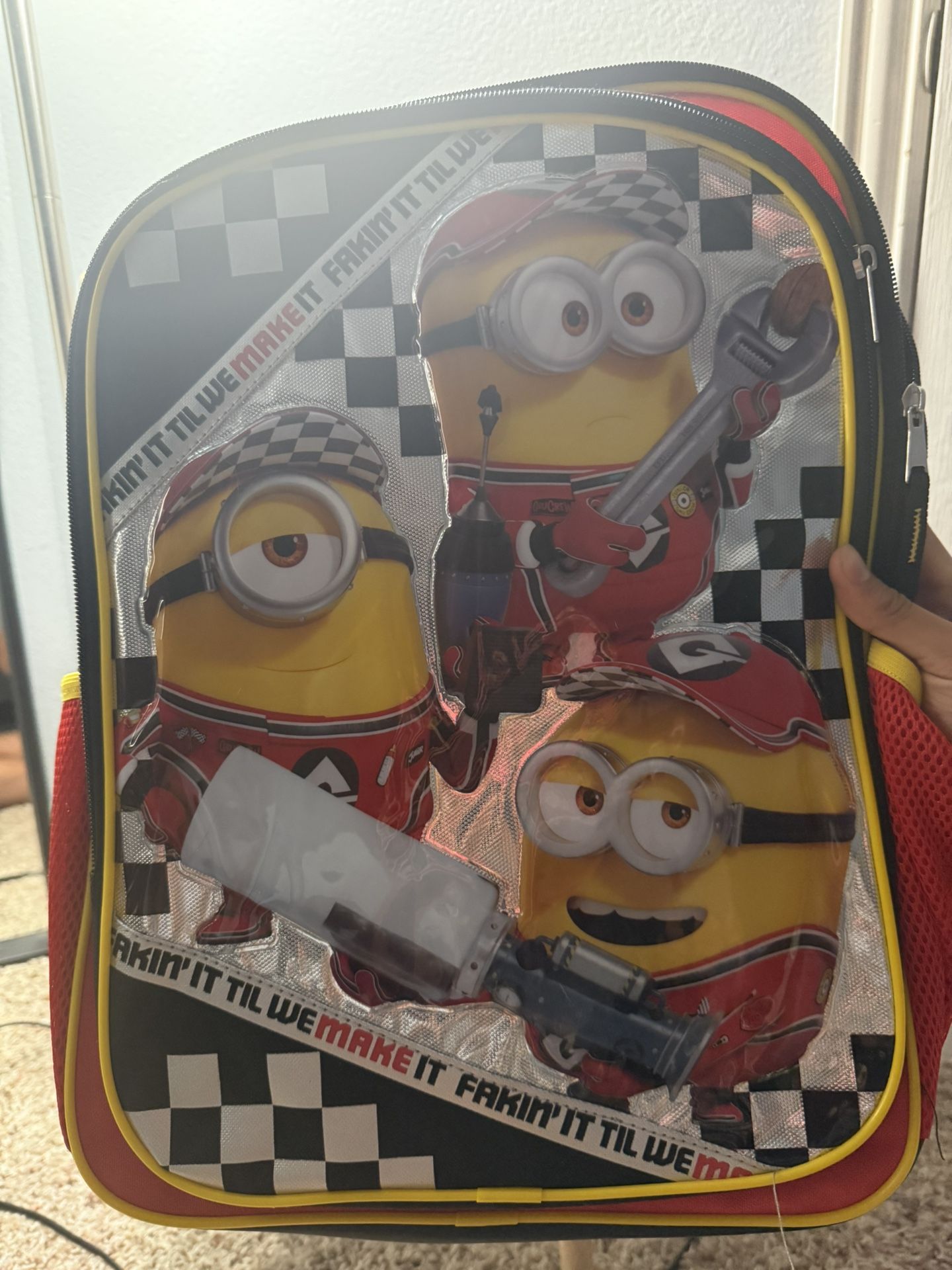 Kids minion backpack