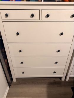 Ikea Hemnes 6 Drawer Dresser White