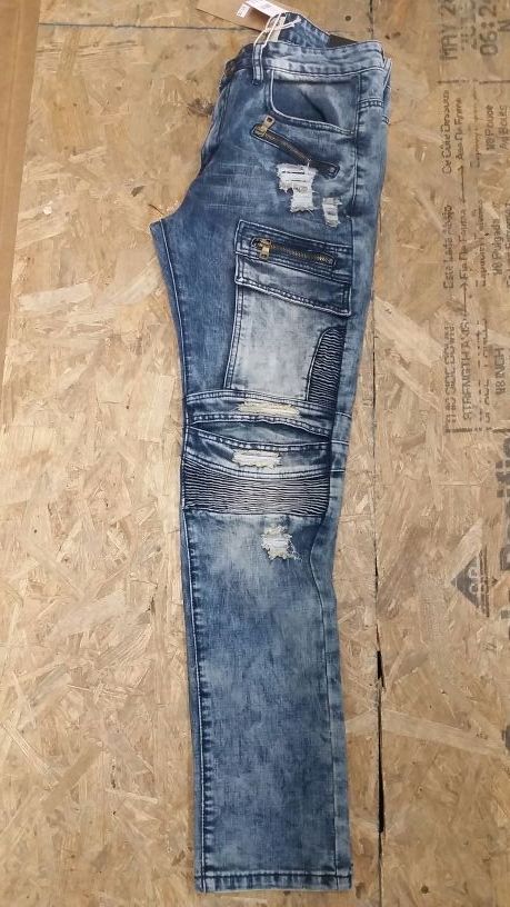 Biker jeans