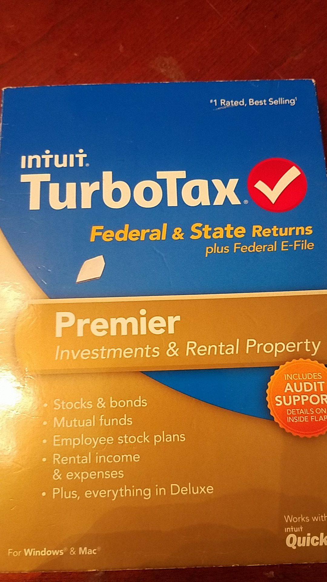 Intuit turbotax premier investments & rental property