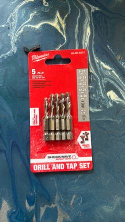 Milwaukee drill and tap set