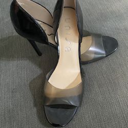 Black Unisa Black Clear Heels