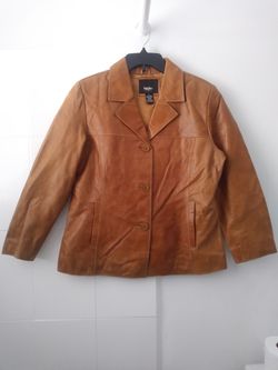 Jacket woman, leather, size S