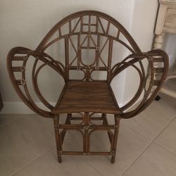 1964 McGuire Butterfly Rattan Chair