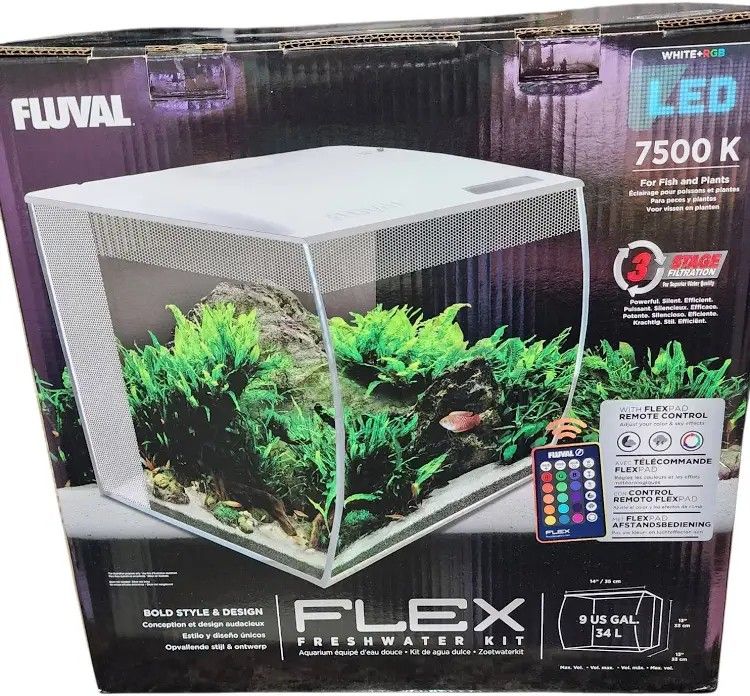 Fluval Flex Aquarium Kit 9-15Gal