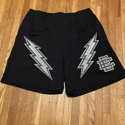 Eric Emanuel EE Basic Short Lightning Black Men's Mesh Size Medium