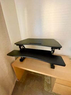 IKEA Desk and computer raising desk