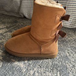 Ugg Mini Bailey Bow II Chestnut, Winter Women’s Fur Boots
