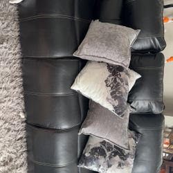 Leather Sofa And Love Seat