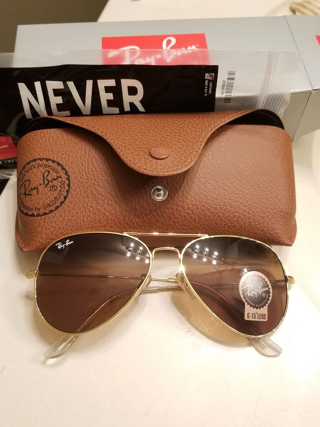 NEW RAY BAN AVIATOR !