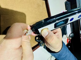 LIKE NEW 😍 Outstanding‼️Solid Rose Gold Diamond Ring! 😍