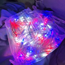 Red White And Blue Christmas Lights