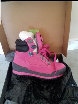 Pink boots