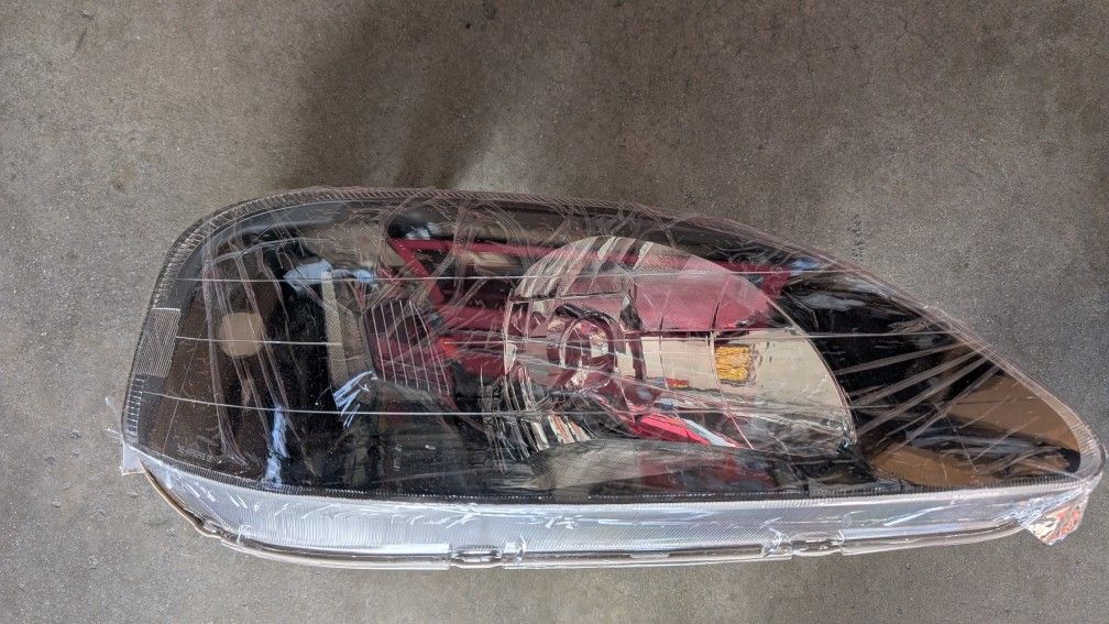 99-00 Civic Black Headlights (PAIR)New