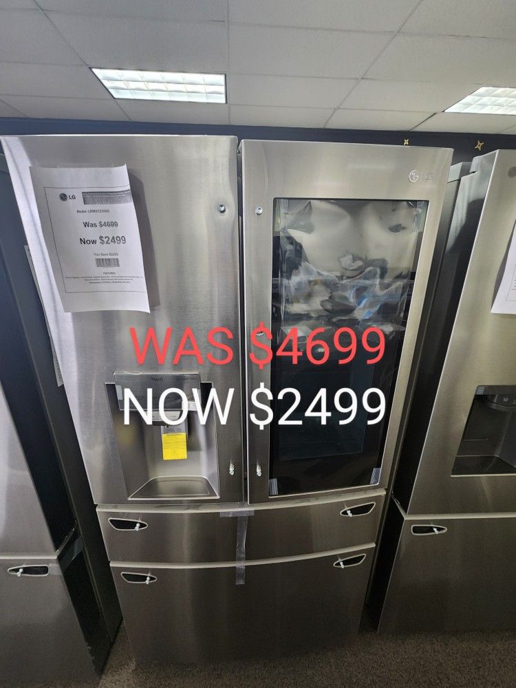 23 Cu. Ft. Smart French Door Refrigerator Instaview, Door IN Door Refrigerator And Craft Ice Counter Depth