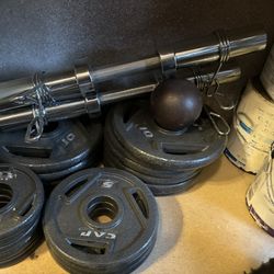 brand new dumbbell  set with weights 