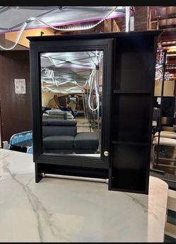 New 24"x28" Bathroom Medicine Cabinet with Mirror and Towel Bar