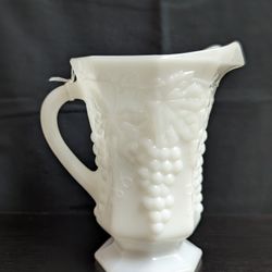 Milk Glass Pitcher 