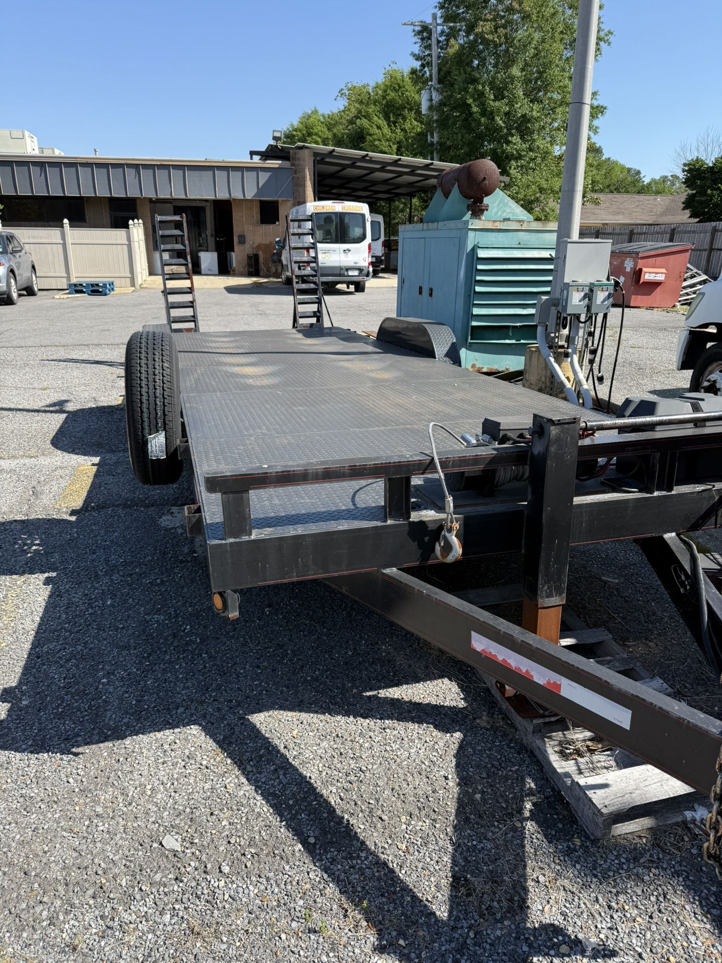 Large Flatbed Trailer