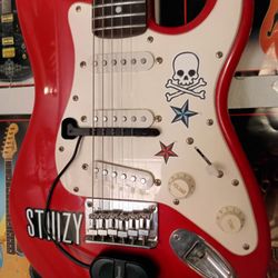 Mini Squire Strat/Fishman Connect Midi Controller 