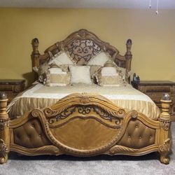 Michael Amini Bedroom Set Trevi Collection ( Deliver Available) 