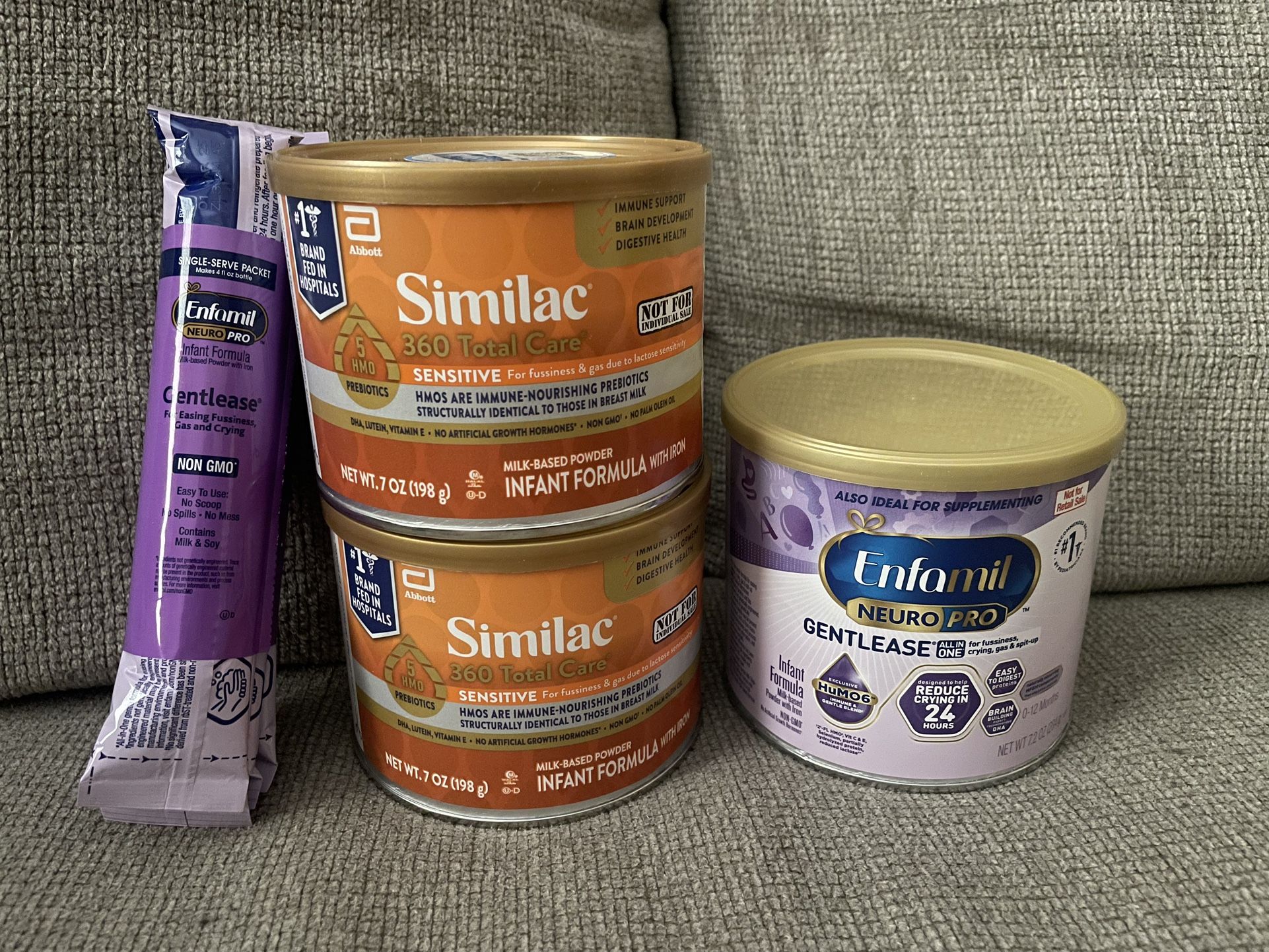 Similac/Enfamil Formula, Baby Food, Fleece Blankets