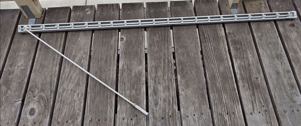 2 62inch Vertical Blinds Head Rail for Sliding Doors or Windows