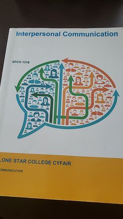 Interpersonal Communication - SPCH1318 - Lone Star College CyFair Communication