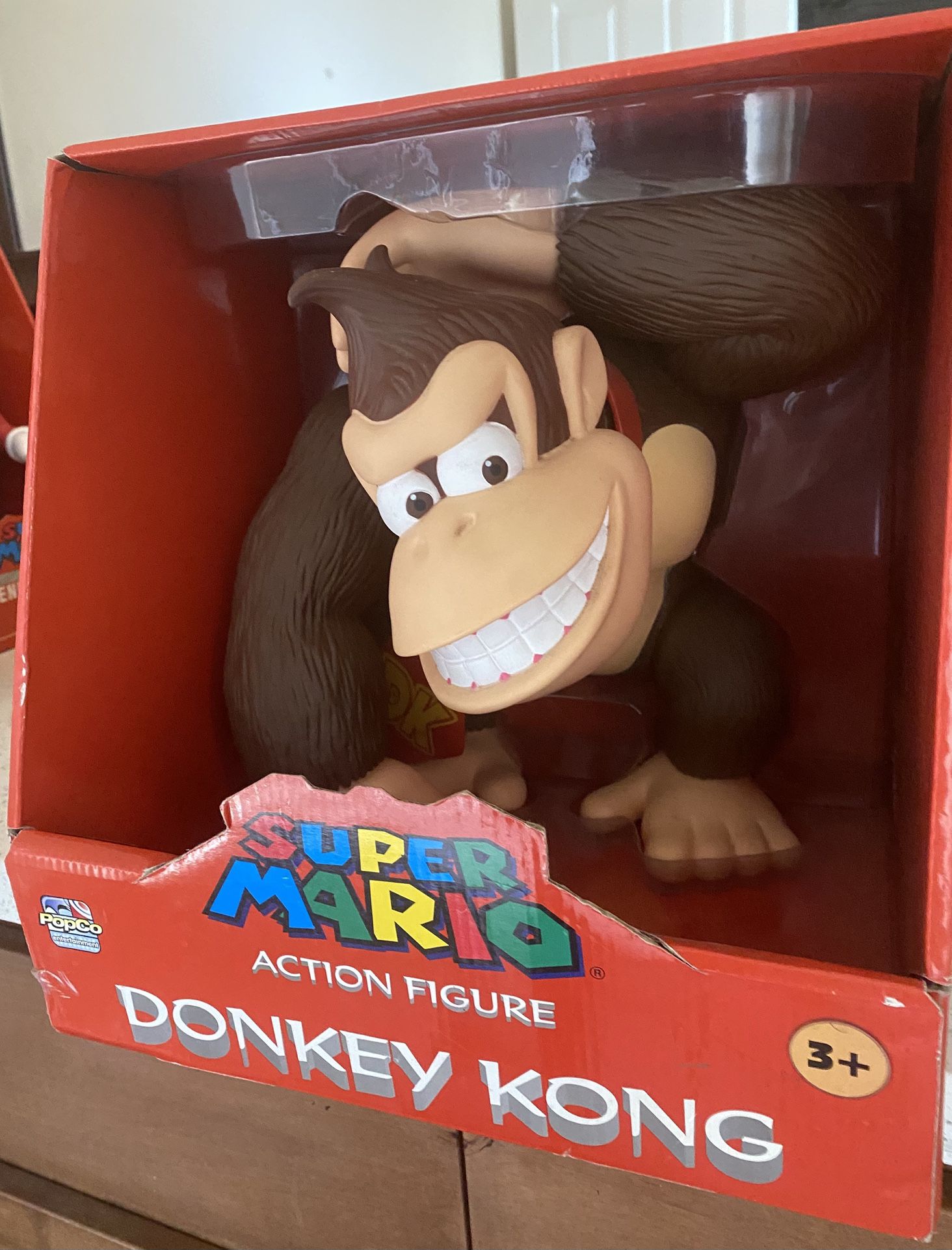 Nintendo 2008 Donkey Kong 12" Action Figure PopCo Mint