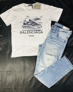 Balenciaga Shirt American Eagle Pants Set