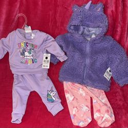 Ropa De Bebé Niña 0/3 Meses Nueva $5 