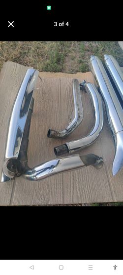 fishtail dual exhaust pipe