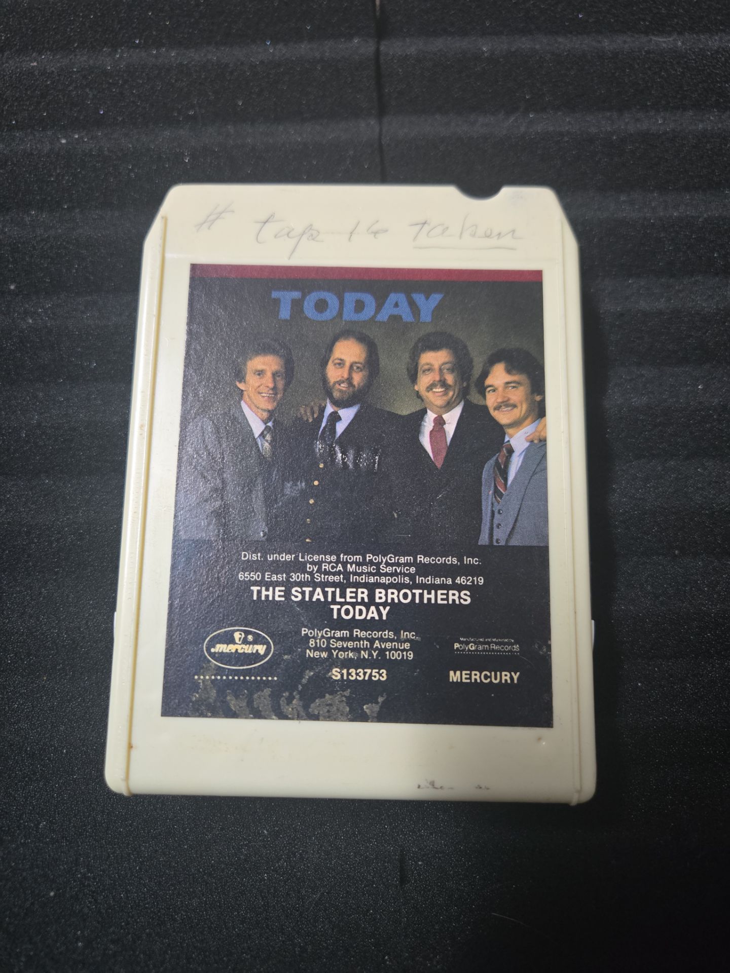 1983 The Statler Brothers Today 8 track tape