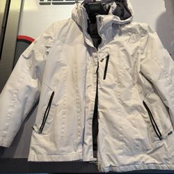 Two women’s winter coats